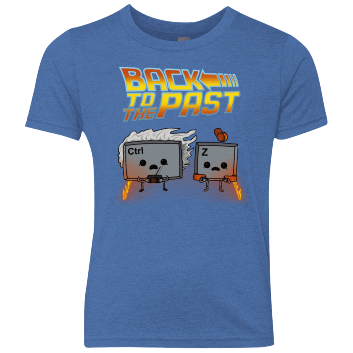 T-Shirts Vintage Royal / YXS Back To The Past Youth Triblend T-Shirt