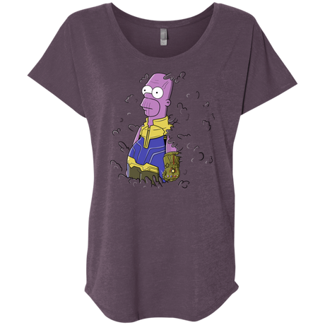 T-Shirts Vintage Purple / X-Small Back to the Portal Triblend Dolman Sleeve