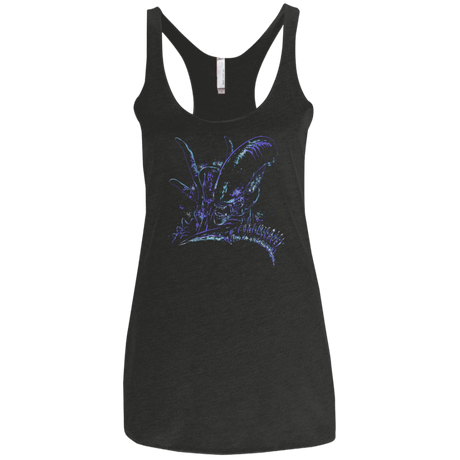 T-Shirts Vintage Black / X-Small Back To The Preimitive Horror Women's Triblend Racerback Tank