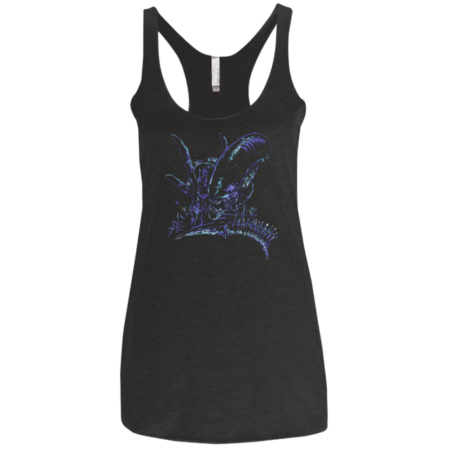 T-Shirts Vintage Black / X-Small Back To The Preimitive Horror Women's Triblend Racerback Tank