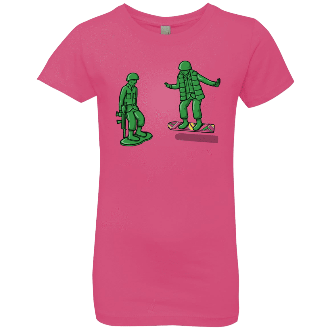 T-Shirts Hot Pink / YXS Back Toy The Future Girls Premium T-Shirt