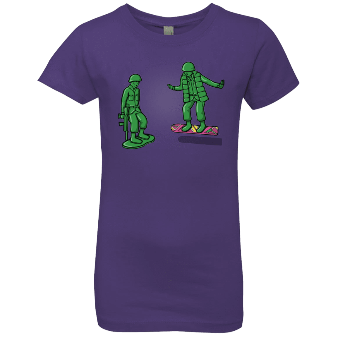 T-Shirts Purple Rush / YXS Back Toy The Future Girls Premium T-Shirt