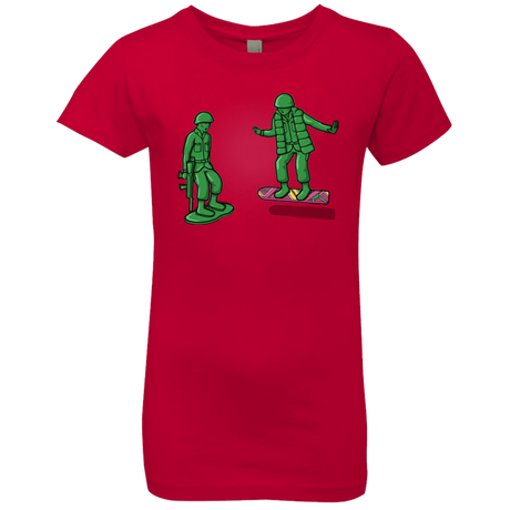 T-Shirts Red / YXS Back Toy The Future Girls Premium T-Shirt