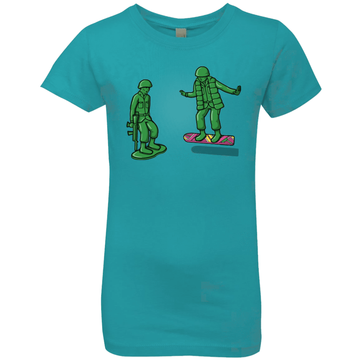 T-Shirts Tahiti Blue / YXS Back Toy The Future Girls Premium T-Shirt