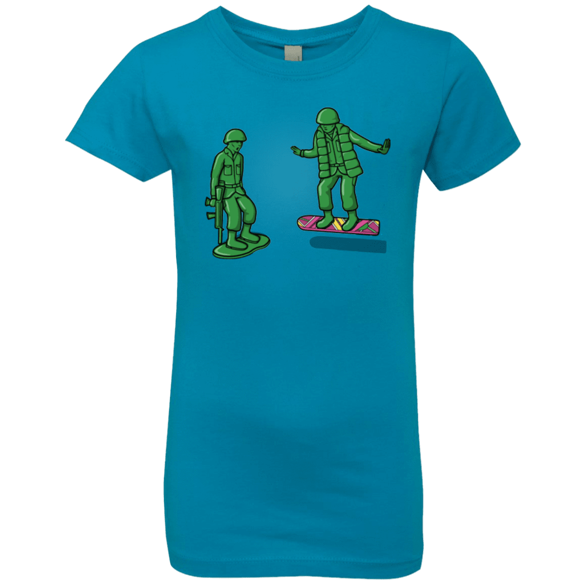 T-Shirts Turquoise / YXS Back Toy The Future Girls Premium T-Shirt