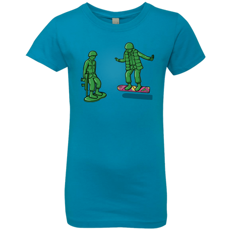 T-Shirts Turquoise / YXS Back Toy The Future Girls Premium T-Shirt