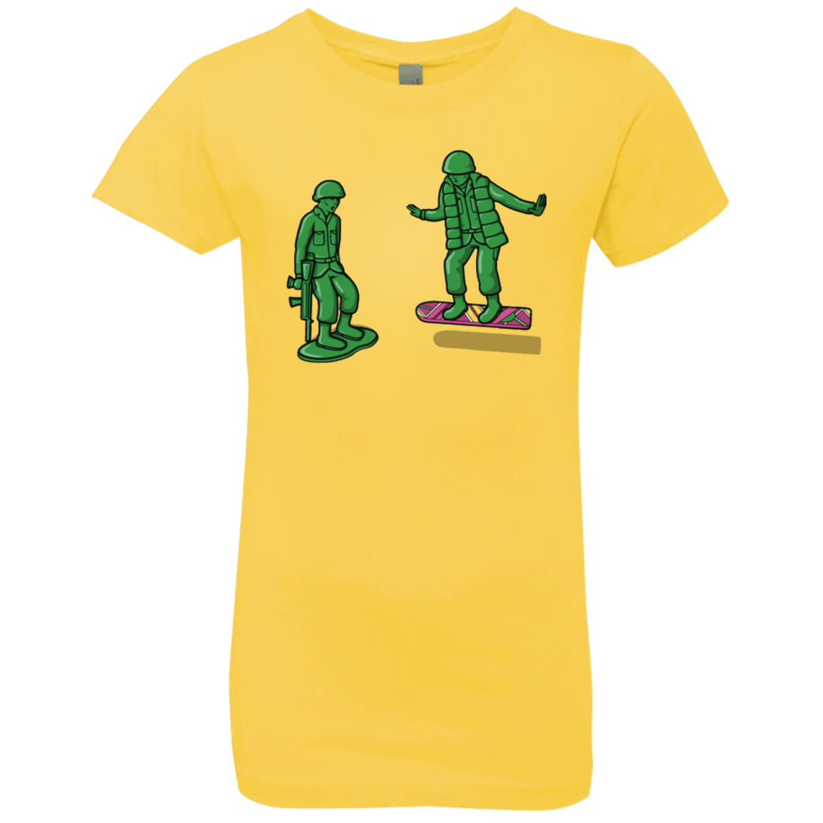 T-Shirts Vibrant Yellow / YXS Back Toy The Future Girls Premium T-Shirt