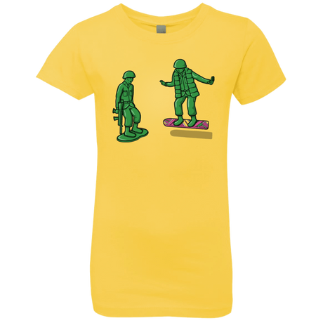 T-Shirts Vibrant Yellow / YXS Back Toy The Future Girls Premium T-Shirt