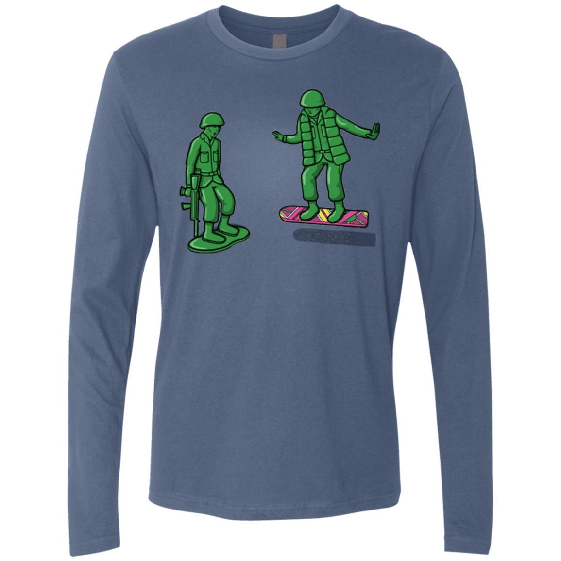 Back Toy The Future Men's Premium Long Sleeve