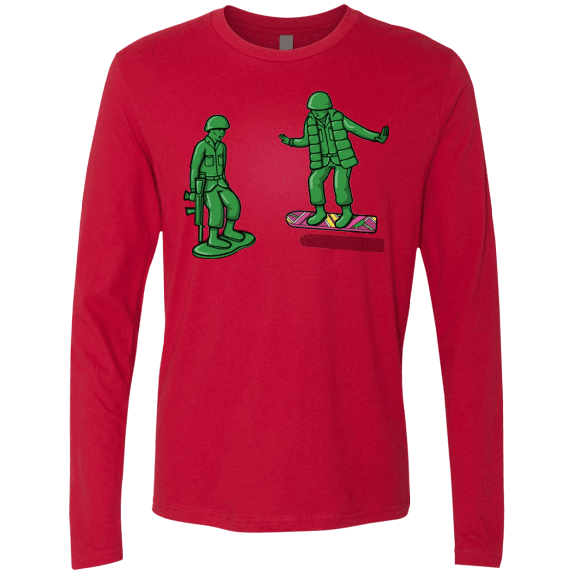Back Toy The Future Men's Premium Long Sleeve