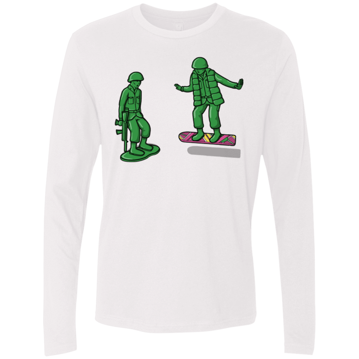 Back Toy The Future Men's Premium Long Sleeve