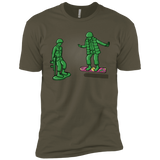 T-Shirts Military Green / X-Small Back Toy The Future Men's Premium T-Shirt