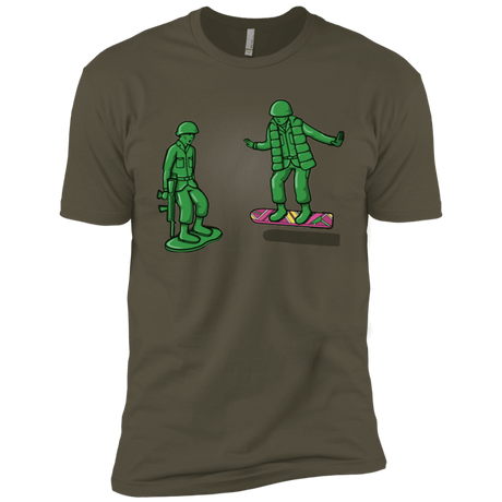 T-Shirts Military Green / X-Small Back Toy The Future Men's Premium T-Shirt