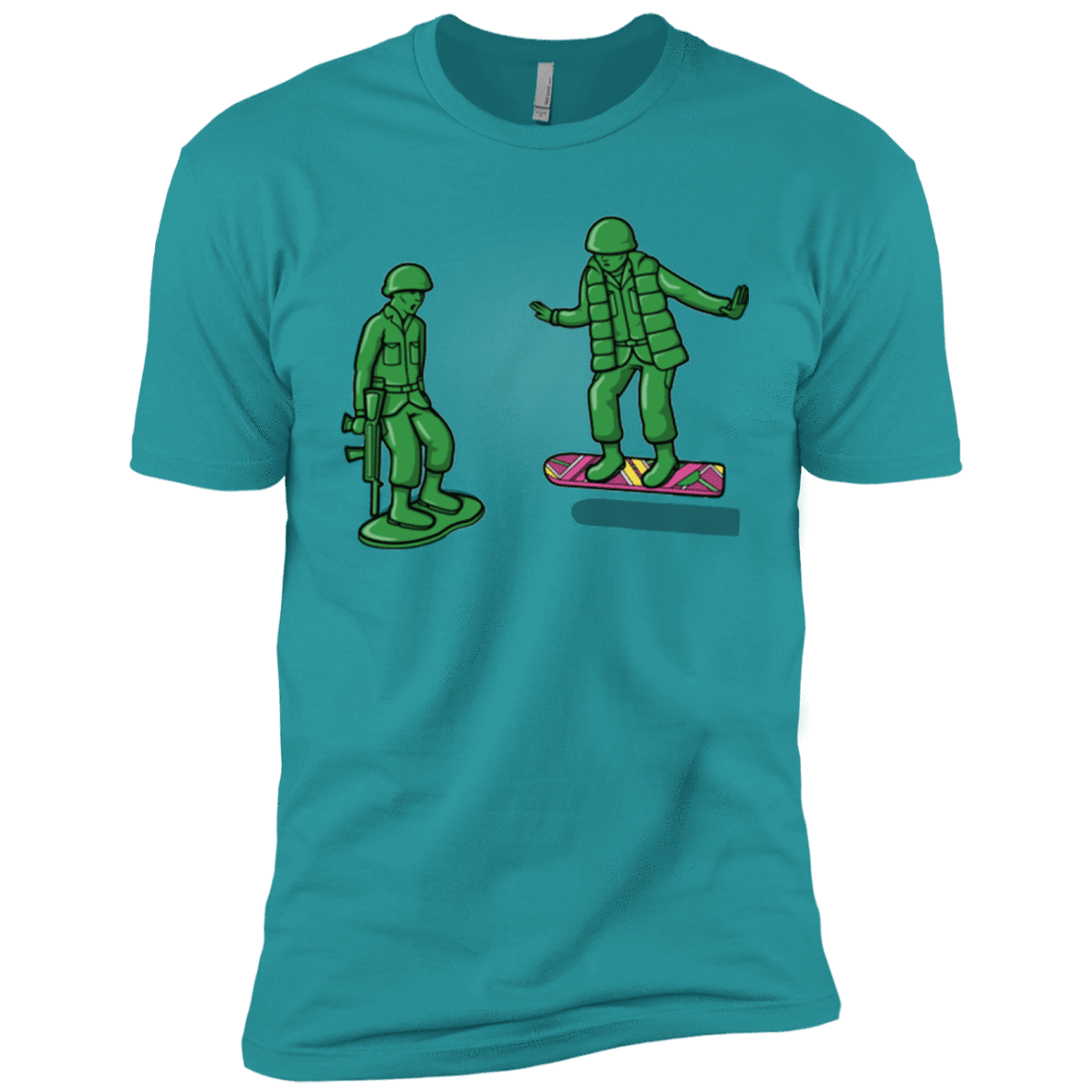 T-Shirts Tahiti Blue / X-Small Back Toy The Future Men's Premium T-Shirt