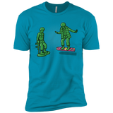 T-Shirts Turquoise / X-Small Back Toy The Future Men's Premium T-Shirt
