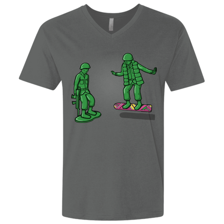 T-Shirts Heavy Metal / X-Small Back Toy The Future Men's Premium V-Neck