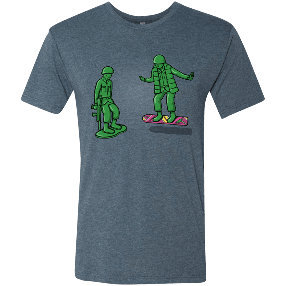 T-Shirts Indigo / Small Back Toy The Future Men's Triblend T-Shirt