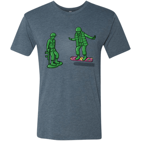 T-Shirts Indigo / Small Back Toy The Future Men's Triblend T-Shirt