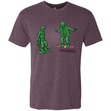 T-Shirts Vintage Purple / Small Back Toy The Future Men's Triblend T-Shirt