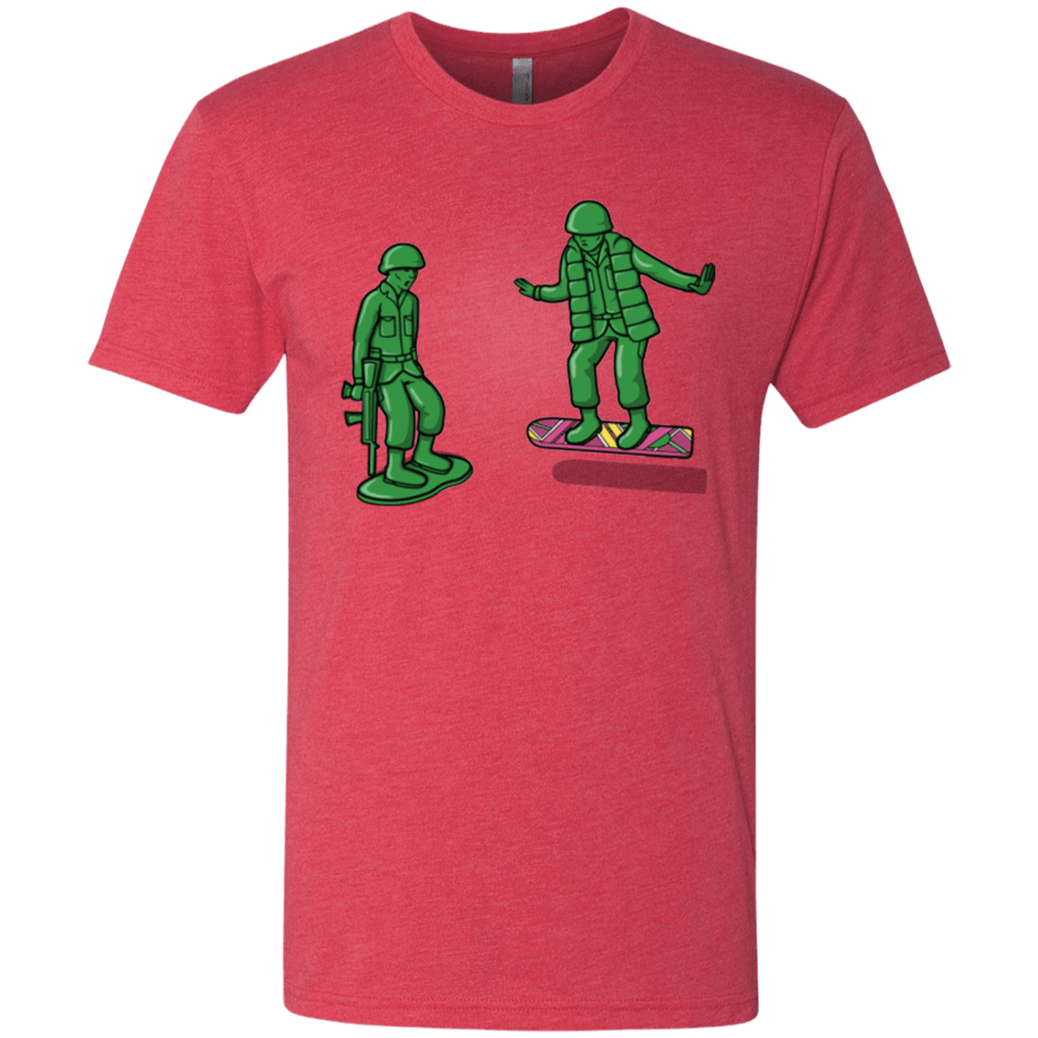 T-Shirts Vintage Red / Small Back Toy The Future Men's Triblend T-Shirt