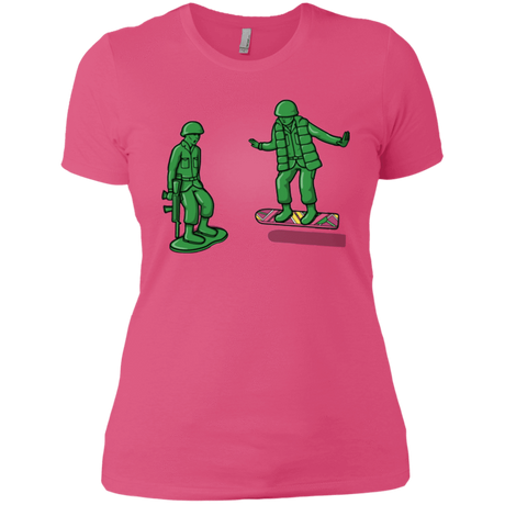 T-Shirts Hot Pink / X-Small Back Toy The Future Women's Premium T-Shirt