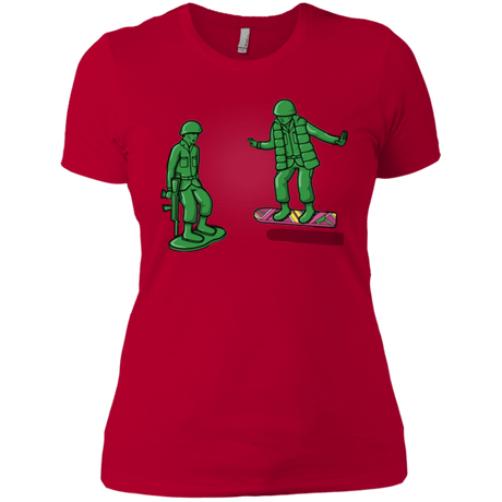 T-Shirts Red / X-Small Back Toy The Future Women's Premium T-Shirt
