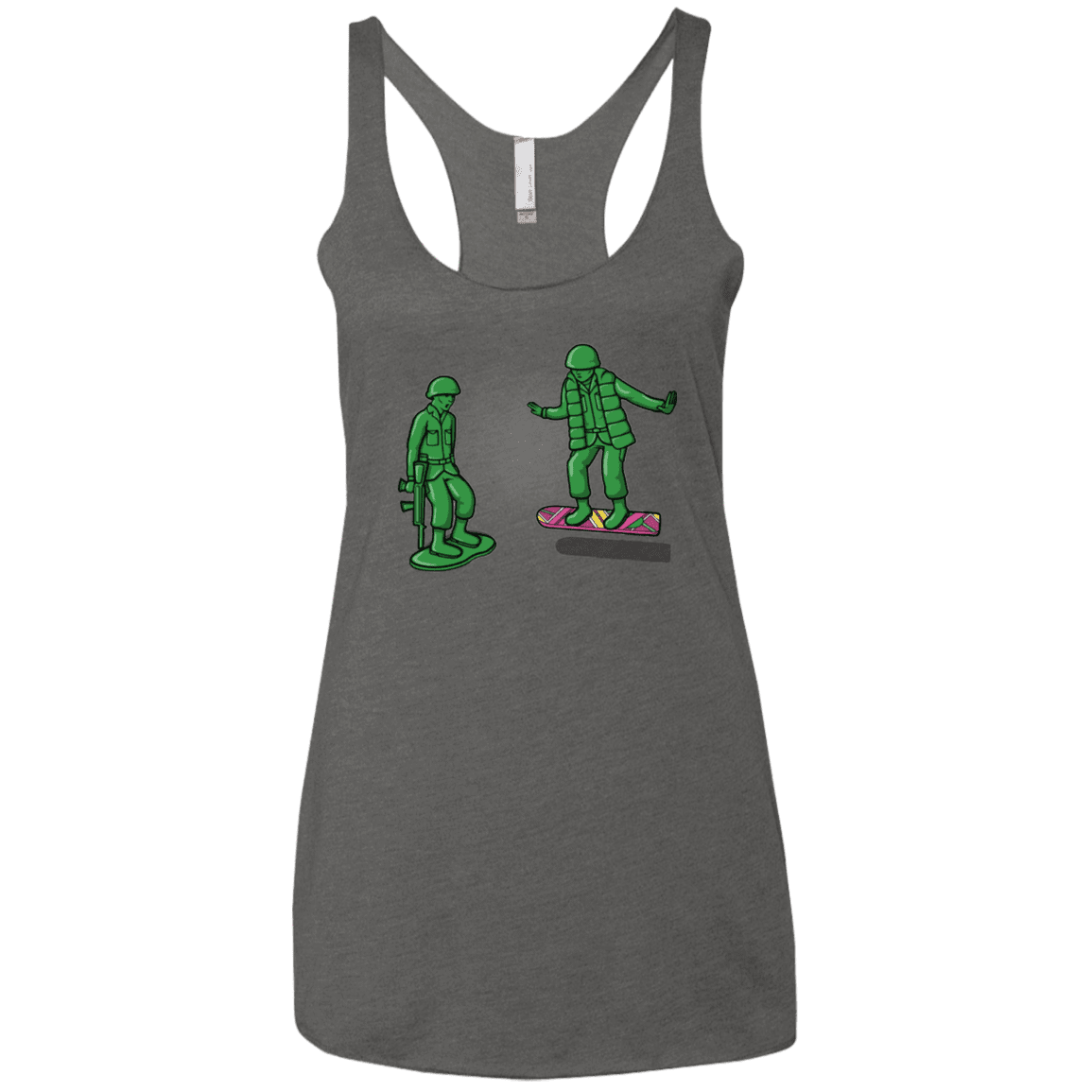 T-Shirts Premium Heather / X-Small Back Toy The Future Women's Triblend Racerback Tank