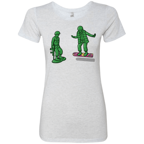 T-Shirts Heather White / Small Back Toy The Future Women's Triblend T-Shirt