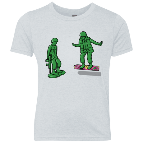 T-Shirts Heather White / YXS Back Toy The Future Youth Triblend T-Shirt