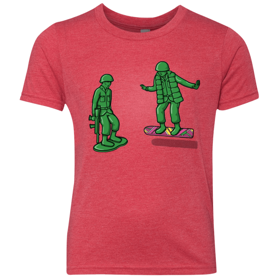 T-Shirts Vintage Red / YXS Back Toy The Future Youth Triblend T-Shirt