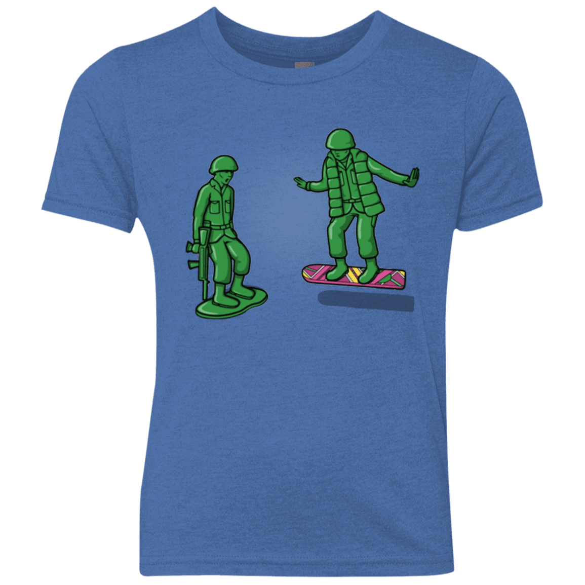 T-Shirts Vintage Royal / YXS Back Toy The Future Youth Triblend T-Shirt