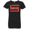 T-Shirts Black / YXS Bacon-Bacon-Bacon Girls Premium T-Shirt