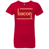 T-Shirts Red / YXS Bacon-Bacon-Bacon Girls Premium T-Shirt