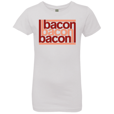 T-Shirts White / YXS Bacon-Bacon-Bacon Girls Premium T-Shirt