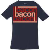 T-Shirts Navy / 6 Months Bacon-Bacon-Bacon Infant PremiumT-Shirt
