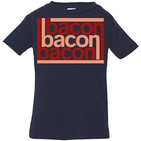 T-Shirts Navy / 6 Months Bacon-Bacon-Bacon Infant PremiumT-Shirt