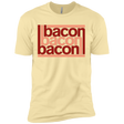 T-Shirts Banana Cream / X-Small Bacon-Bacon-Bacon Men's Premium T-Shirt