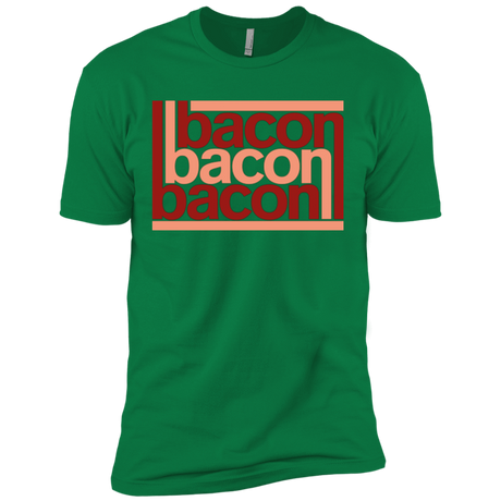 T-Shirts Kelly Green / X-Small Bacon-Bacon-Bacon Men's Premium T-Shirt