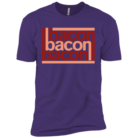T-Shirts Purple / X-Small Bacon-Bacon-Bacon Men's Premium T-Shirt