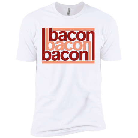 T-Shirts White / X-Small Bacon-Bacon-Bacon Men's Premium T-Shirt