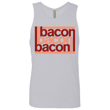 T-Shirts Heather Grey / Small Bacon-Bacon-Bacon Men's Premium Tank Top