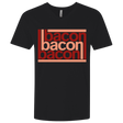 T-Shirts Black / X-Small Bacon-Bacon-Bacon Men's Premium V-Neck