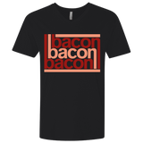 T-Shirts Black / X-Small Bacon-Bacon-Bacon Men's Premium V-Neck