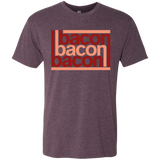 T-Shirts Vintage Purple / Small Bacon-Bacon-Bacon Men's Triblend T-Shirt