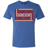 T-Shirts Vintage Royal / Small Bacon-Bacon-Bacon Men's Triblend T-Shirt