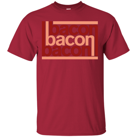 T-Shirts Cardinal / Small Bacon-Bacon-Bacon T-Shirt