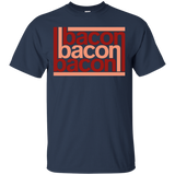 T-Shirts Navy / Small Bacon-Bacon-Bacon T-Shirt