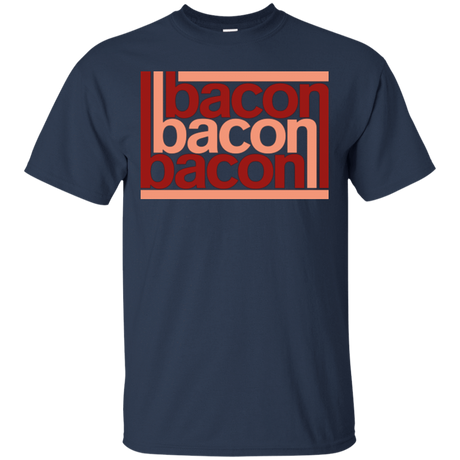 T-Shirts Navy / Small Bacon-Bacon-Bacon T-Shirt