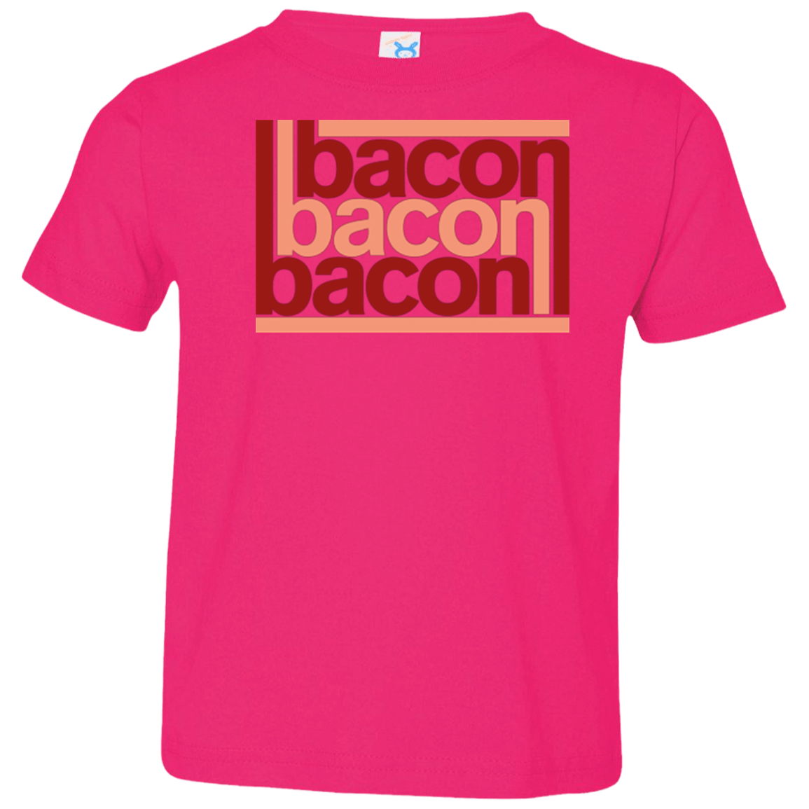 T-Shirts Hot Pink / 2T Bacon-Bacon-Bacon Toddler Premium T-Shirt