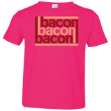 T-Shirts Hot Pink / 2T Bacon-Bacon-Bacon Toddler Premium T-Shirt